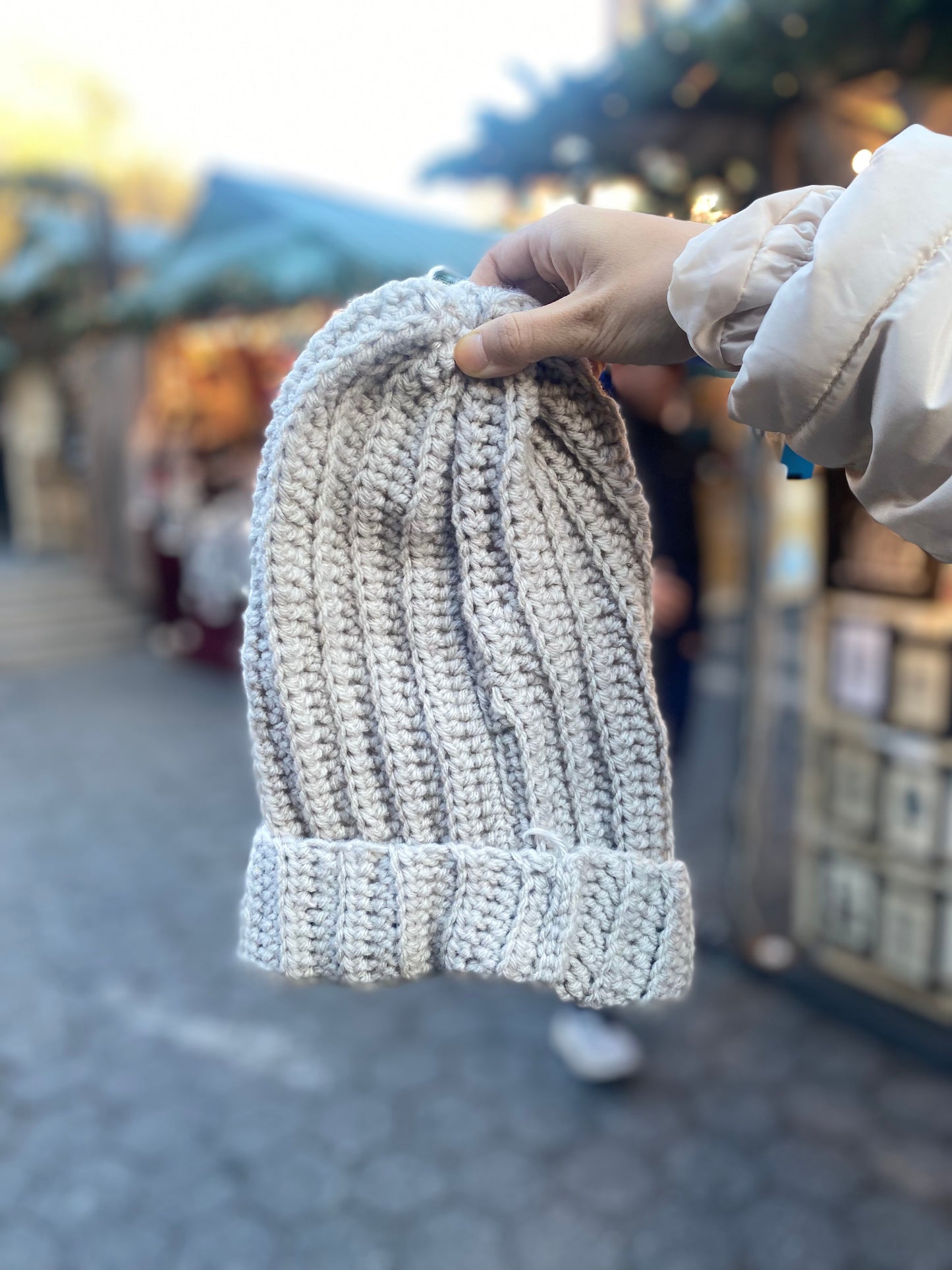 Handmade Cotton Crochet Beanie – Warm & Cozy Winter Essential