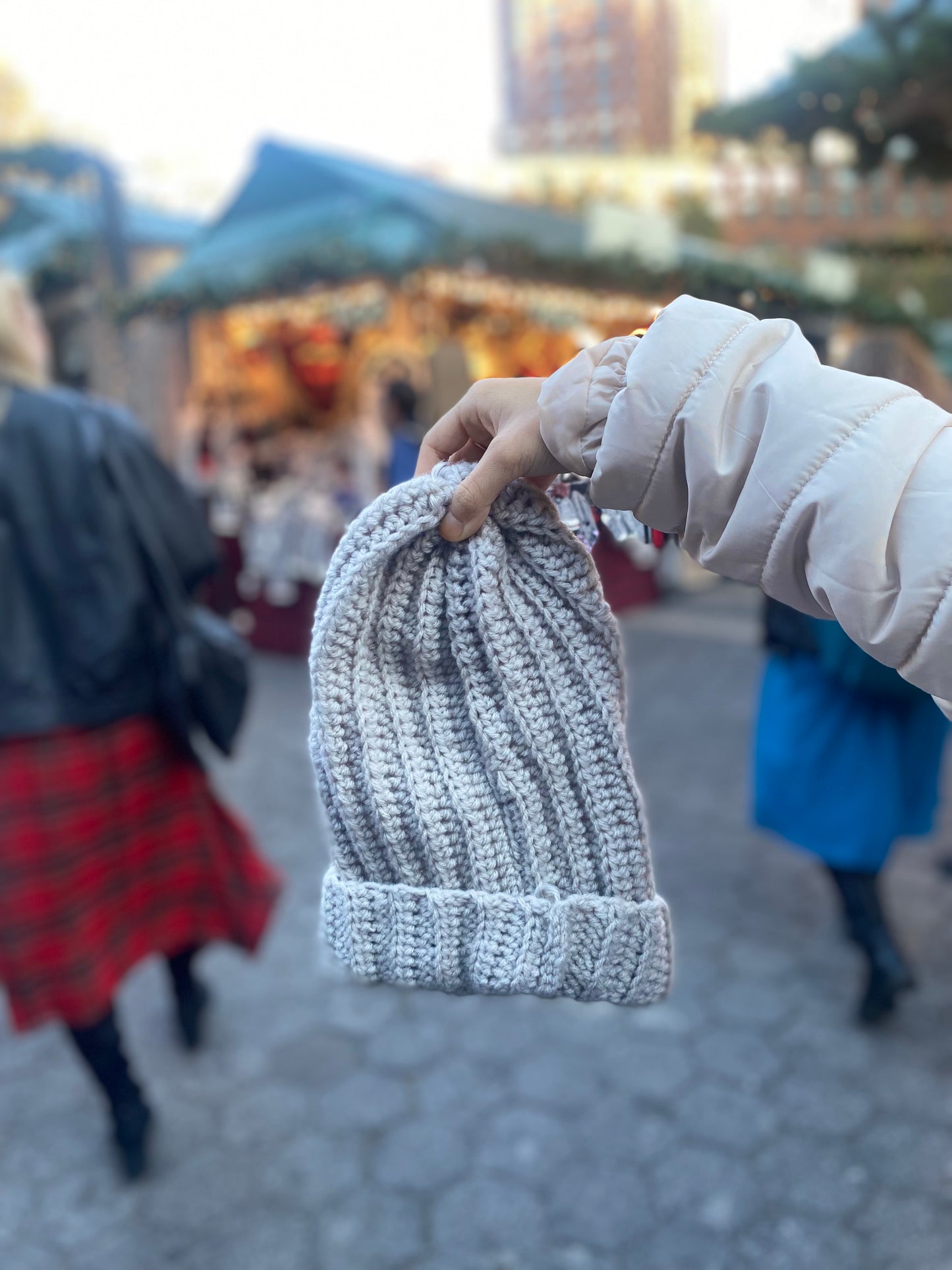 Handmade Cotton Crochet Beanie – Warm & Cozy Winter Essential