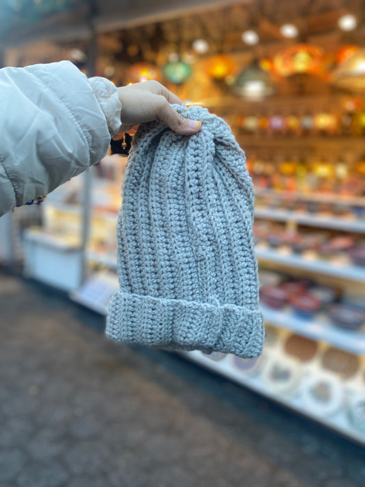 Handmade Cotton Crochet Beanie – Warm & Cozy Winter Essential